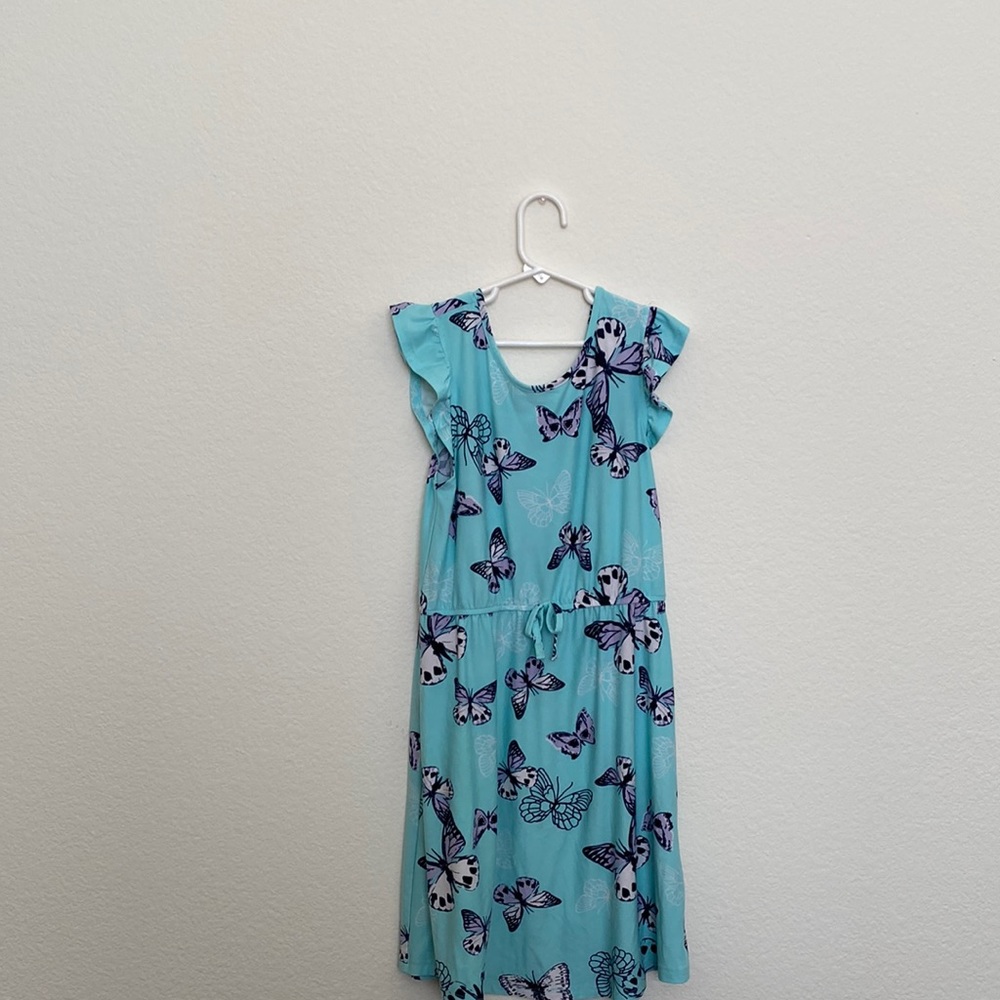 Kids butterfly dress size L